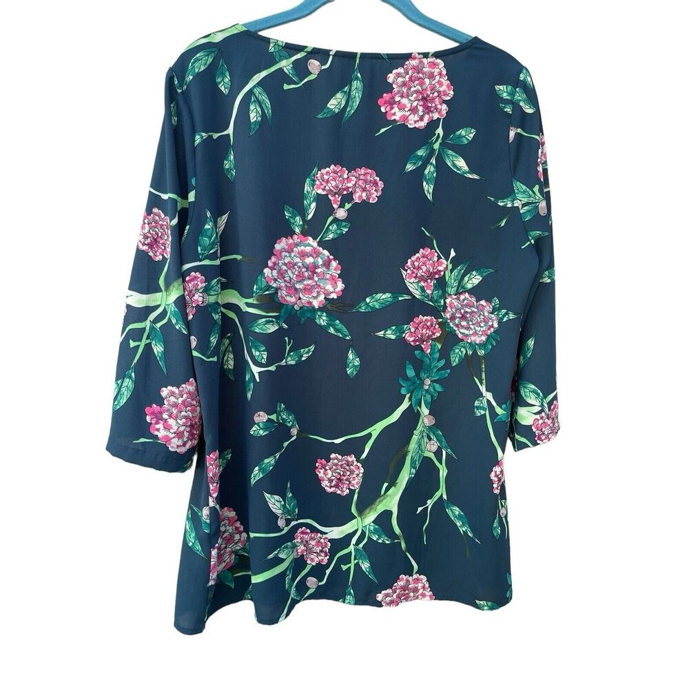 Anthropologie HD in Paris Eira Floral Top Blouse Size 10 Boho Victorian Coquette